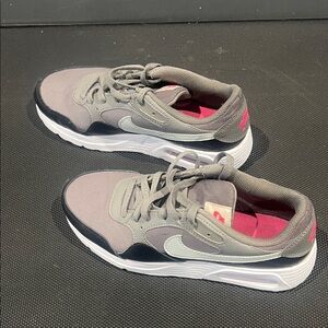 Nike Gray and Pink Athletic Shoes